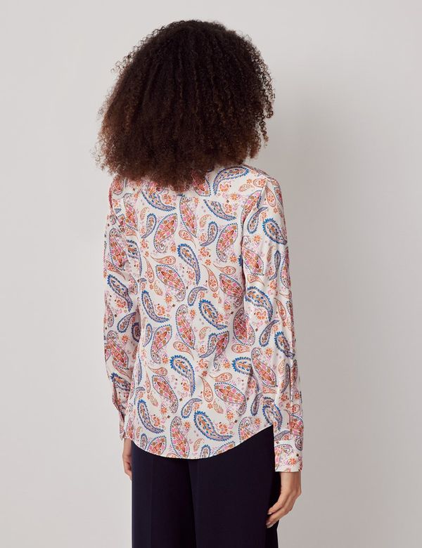 ELIN-SS-SHIRT - PINK PAISLEY