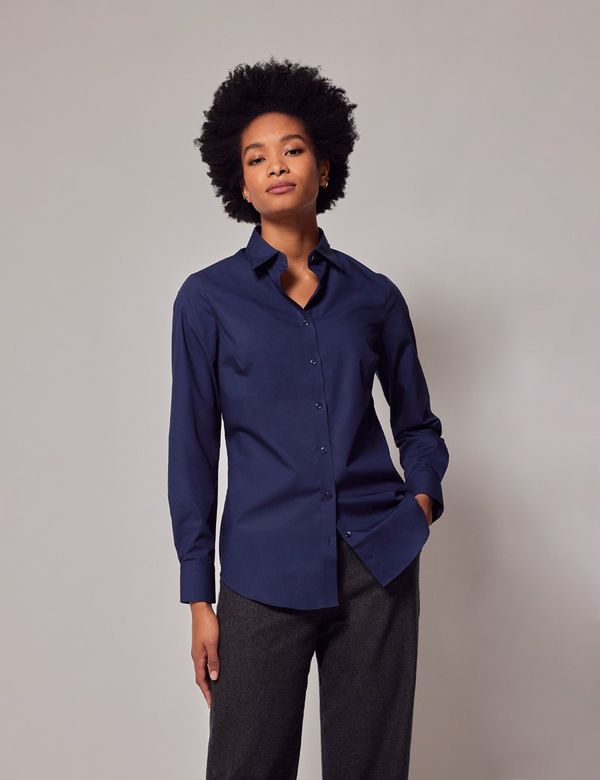 WOMEN'S LONG-SLEEVE SILK BUTTON-UP SHIRT | Pendleton