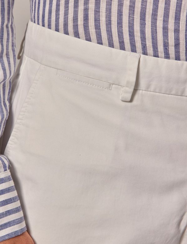 【関税&送料込】CharoRuiz Trousers White Cargo trousers with adjustable waist | Alcott | Women's Trousers