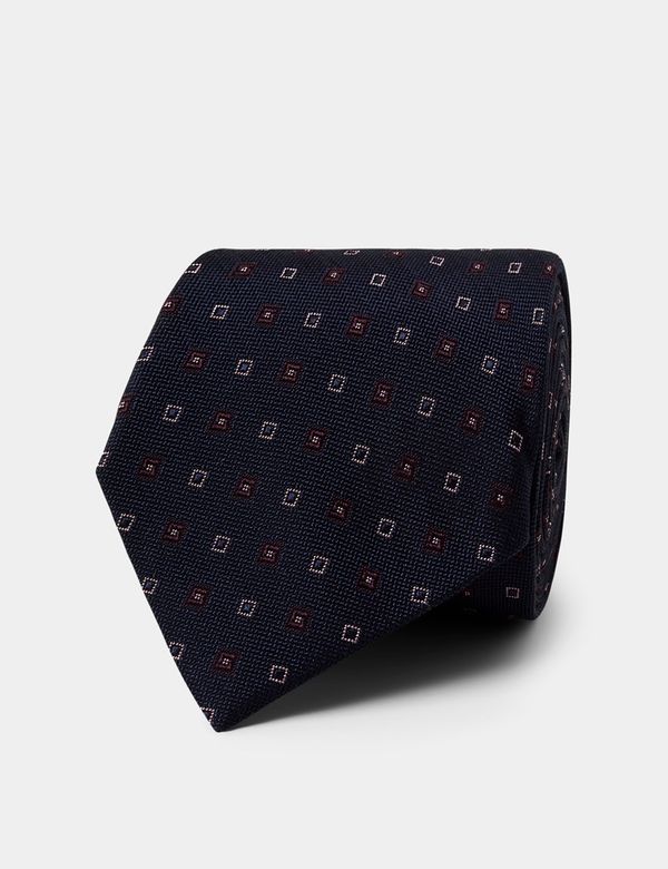 Navy Geo 1913 Tie