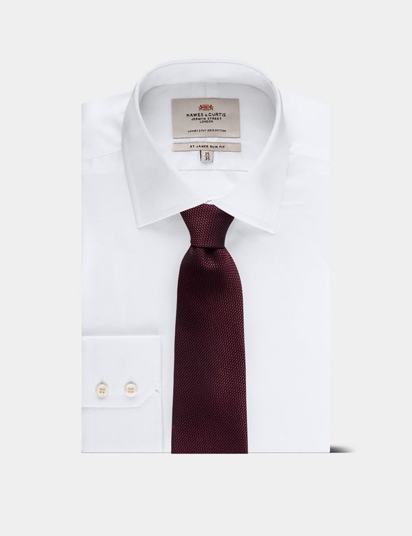 oxblood tie