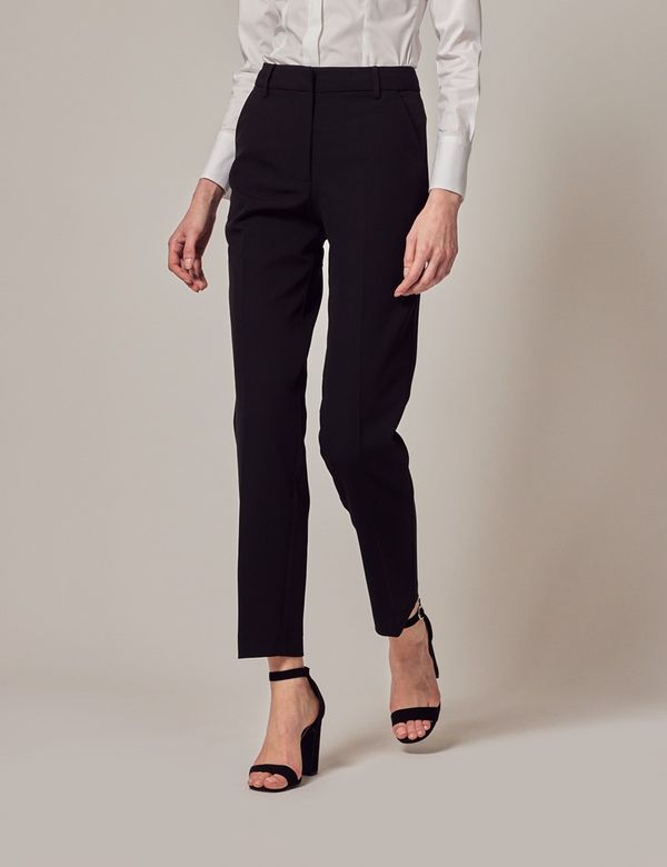 Women's Black Suit Trousers