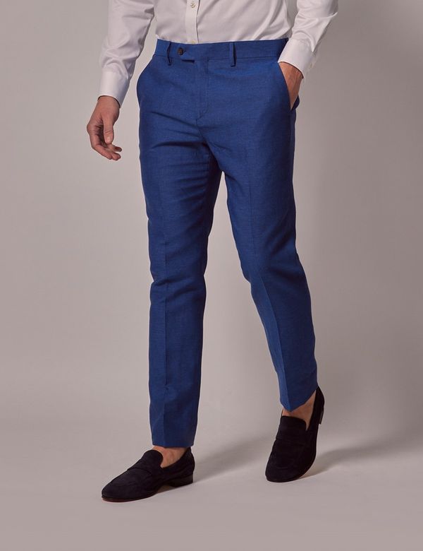 Slim cotton trousers discount
