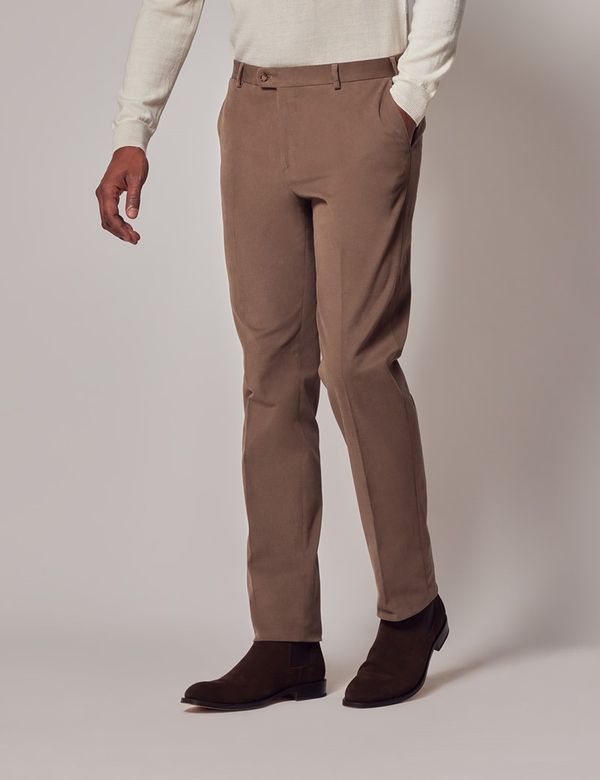 Men's Olive Green Twill Pants - 1913 Collection | Hawes & Curtis Men's Olive Green Twill Pants - 1913 Collection | Hawes & Curtis