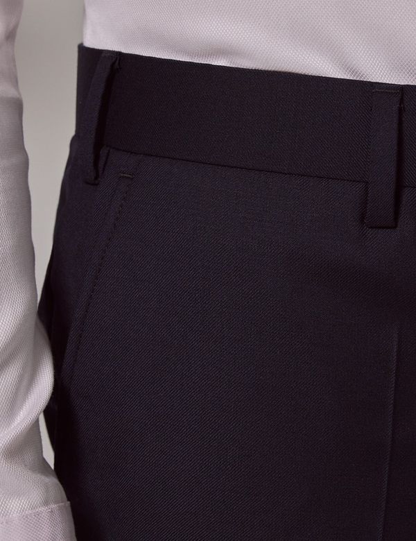 Men's Navy Twill Classic Fit Suit Pants Men's Navy Twill Classic Fit Suit Pants