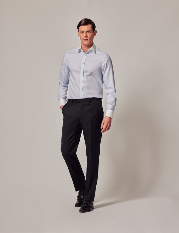 Men's Black Twill Slim Fit Suit Pants Men's Black Twill Slim Fit Suit Pants