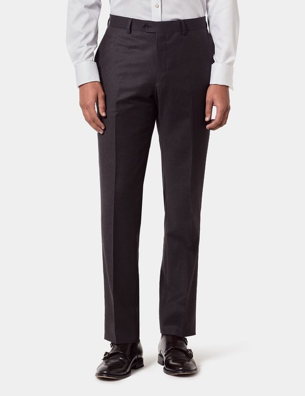 Slim Fit Brown Suit Trousers