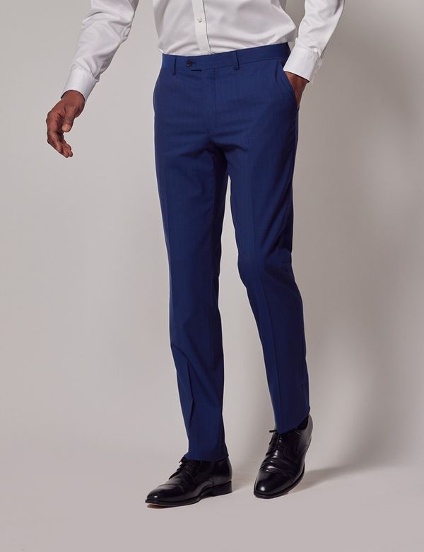 Men's Indigo Stripe Slim Suit Pants Men's Indigo Stripe Slim Suit Pants