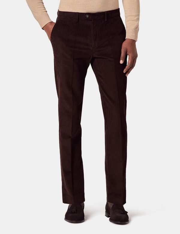 Dark Chocolate Corduroy Trousers