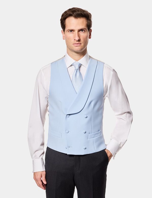 Tailored Fit Blue 1913 Morning Waistcoat