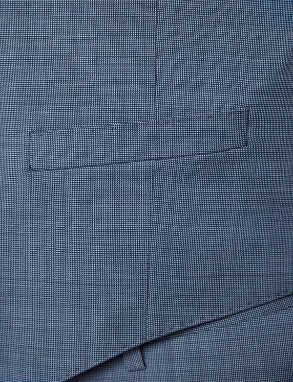 Light Blue Birdseye Suit