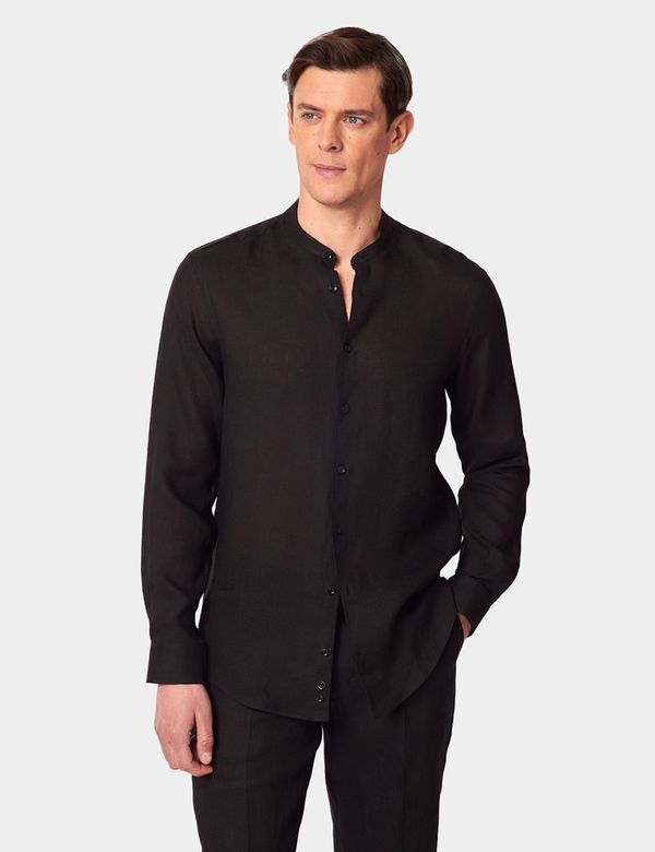 black dress shirt no collar Men's 100% Cotton Non-iron Shirts | Best Shirts | Wedding Shirts, Business Shirts, Shirts, Formal Shirts stitched individually *The shirts are made in our family run workshop Leeward No Tuck Dress Shirt