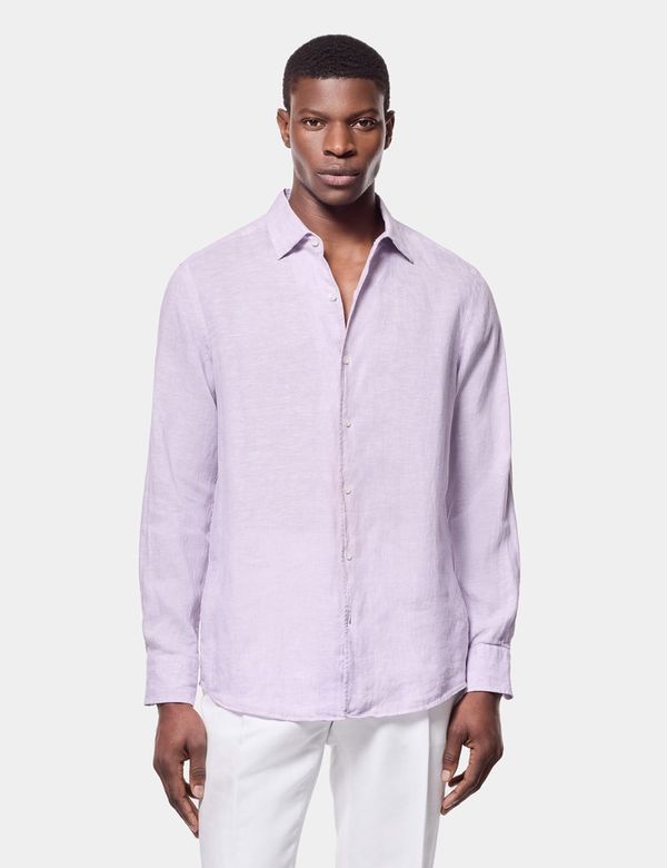 lavender slim fit dress shirt Leeward Dress Shirt
