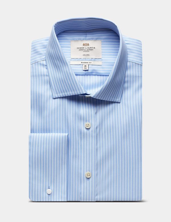 Grace Classic Shirt Blue/White Stripe